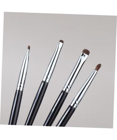 FOMIYES 4pcs Eyeliner Brush Wand Wooden Handle Horse Hair Small Eyeliner Brush Eye Makeup Tool - Buy Online on GoSupps.com