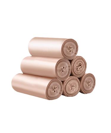 Small Bin Liners 5 Roll 100 Counts Trash Bags Garbage Bags for Kitchen Home Bedroom Office Pink 45x50cm
