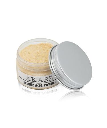 AKARZ Ferulic Acid Pure Powder 30G Nature or Skin Serum Cosmetic Grade Supplements Powerful Super Natural Anti-oxidants - Deliver Perfect DIY for Healthy Skin! 1.06 Ounce (Pack of 1) - Buy Online on GoSupps.com