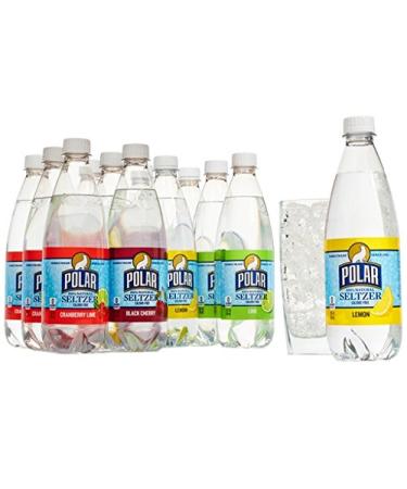 Polar Beverages Seltzer Sparkling Water Variety Pack - 12 x 20 Ounce Flavored Seltzer Drinking Water - Buy Online on GoSupps.com