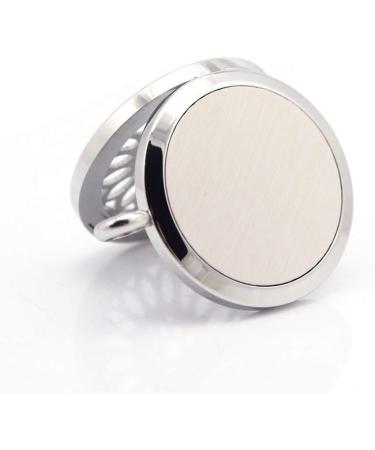 Stainless Steel Heart Aromatherapy Essential Oil Diffuser Necklace - Stylish Aroma Therapy Locket Pendant for Wellness - Buy Online on GoSupps.com