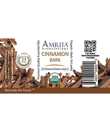 Organic Cinnamon bark Essential Oil 100% Pure Undiluted Cinnamomum zeyl Therapeutic Grade Premium Quality Aromatherapy Oil Tested & Verified 5ML 0.17 Fl. Oz 0.17 Fl Oz (Pack of 1) - Buy Online on GoSupps.com