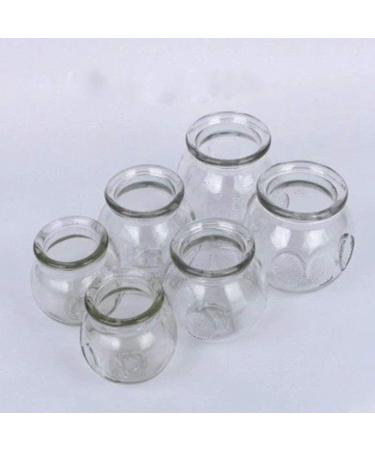 YLYP Glass Fire Cupping Set - 24 Muscle Pain Relief Cups for Body Massage Therapy - Buy Online on GoSupps.com
