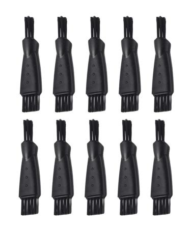 10 x Razor Cleaning Brushes Men's Shaving Brush Double Head Trimmer Brush Cleaner for Any Razor