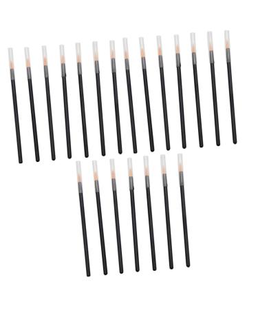 Beavorty 300 Pcs Disposable Eyeliner Brushes Eyeliner Makeup Brush Eyeliner Liquid With Hat Fake Eyelashes