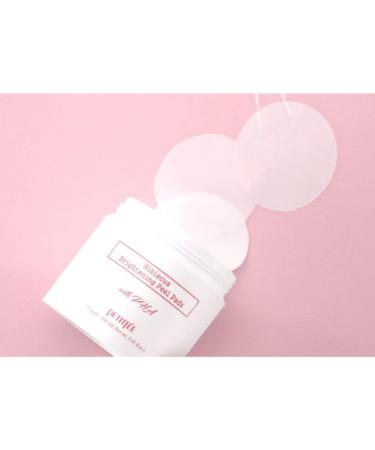Petitfee Hibiscus Brightening Peel Pads - 70 Count, 5.41 fl. oz (160 ml) for Radiant Skin - Buy Online on GoSupps.com
