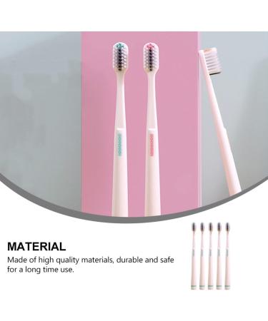 HOMSFOU 5pcs Soft Bristle Toothbrush - Spiral Silk Brush Eco-Friendly and Plastic-Free | International Shipping Available - Buy Online on GoSupps.com