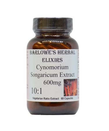 Cynomorium Songaricum Extract 10:1 | 600mg Per Capsule | Herbal Supplement for Stamina, Vitality & Wellness | 60 Vegan Capsules | Stearate-Free, Glass Bottled