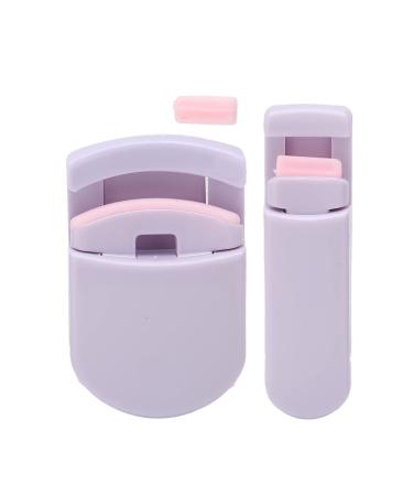 2 pieces of portable eyelash pliers mini wide angle eyelashes small eyelash pliers Professional nice eyelash tanger tool eyelash extension eyelash shapers eyelash pliers (violet)