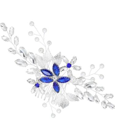 Ipetboom Hair Pin Hair Barrettes Tiara Goody Hair Clips for Women Rhinestone Hair Accessories Bride Headpieces for Wedding Elegant Photo Props Flower Design Hair Comb Headgear - Buy Online on GoSupps.com
