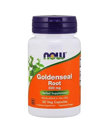 Now Foods GOLDENSEAL Root 500mg 50 CAPS