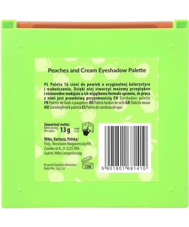 LOVELY. Peaches And Cream Eyeshadow Palette - Eyeshadows Palette - Buy Online on GoSupps.com