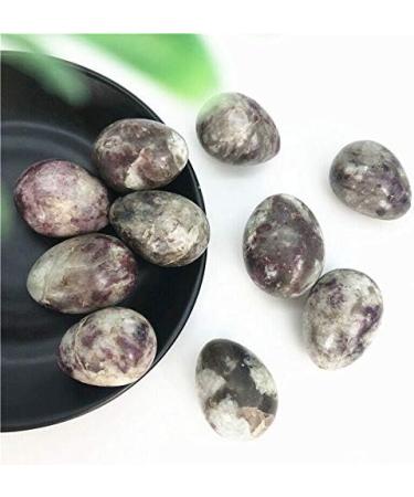 1PC 35-40mm Rare Natural Red Tourmaline Quartz Crystal Sphere Egg Shaped Brazil Natural Stones and Crystal Stone Mineral Specimen - Buy Online on GoSupps.com