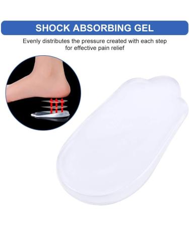 Buy Haofy Gel Heel Pillow for Heel Spur - 2 PCs Silicone Insoles for Plantar Fasciitis & Achilles Tendon Pain Relief | Comfortable Shoe Inserts - Buy Online on GoSupps.com