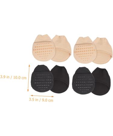 FRCOLOR 8 Pairs Forefoot Socks High Heel Boots for Women High Heel Socks for Women Womens Socks Forefoot Cushions Low Cut Socks High Heel Sandals for Women Summer Cotton Front Pad - Buy Online on GoSupps.com