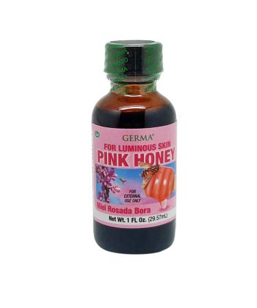 Germa Pink Honey. Anti-Wrinkle Oil. Long-lasting Astringent. For Luminous Skin. With Rose Extract. For External Use. 1 Oz.