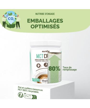 Powder MCT C8 C10 nature (Acacia Fibers) | For Ketosis Keto Paleo Intermittent Fasting - Buy Online on GoSupps.com