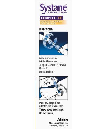 SYSTANE Complete Eye Drops - 30ct Preservative-Free Relief for Dry Eyes | International Shipping Available - Buy Online on GoSupps.com