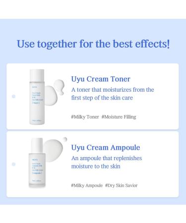 Buy NACIFIC Uyu Cream Toner 150ml - Jeju Milk Extract & Ceramide Complex for Lasting Moisture | Natural Korean Skincare - Buy Online on GoSupps.com