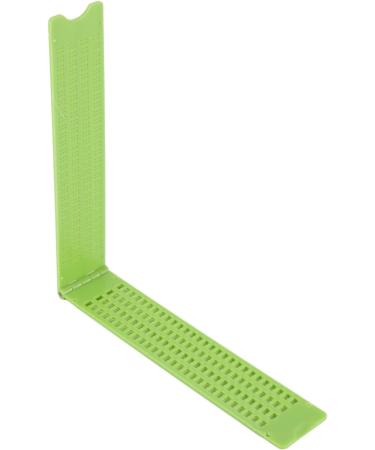 FREDY 4 Lines 28 Cells Braille Slate Kit - Green Plastic Braille Writing Slate for International Shipping - Buy Online on GoSupps.com