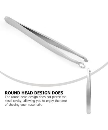 Ultechnovo 3-in-1 Stainless Steel Tweezers & Scissors - Eyebrow Nose Hair Trimmers & Hair Clip for Men - Buy Online on GoSupps.com