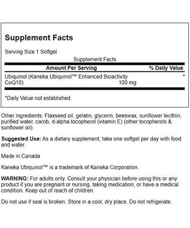 Buy Swanson Ubiquinol 100 mg - 60 Softgels | Premium Heart & Energy Support | International Shipping Available - Buy Online on GoSupps.com