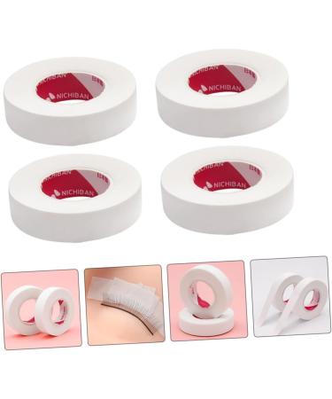 POPETPOP 6rolls Eyelash Tape Eyelashes Grafting Tape Lash Extensions Tape Lash Extension Tapes Fabric Tape False Under Eye Tapes Polyolefin Film Elasticity White Extension Band 5x1.2cm White - Buy Online on GoSupps.com