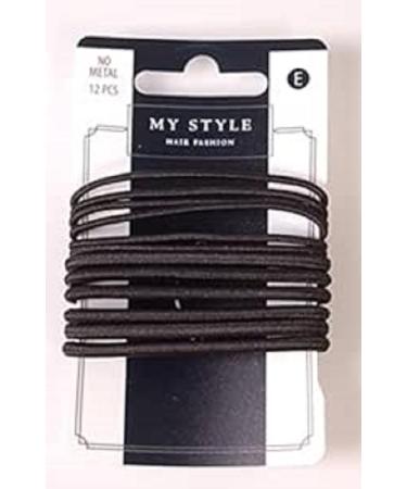 MyStyle hair ties thick and thin mixed 12 pieces