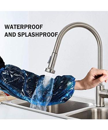 STGOOD Disposable PE Arm Sleeve Covers 100PCS - Waterproof Arm Protectors 15.7 Inches - Buy Online on GoSupps.com