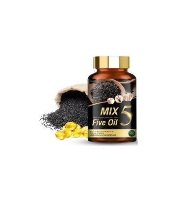 Bean P Cold Pressed Oil Mix 5 Five Oil 100% 30 softgels
