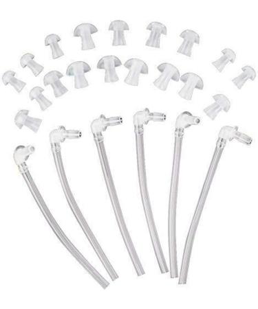 JIAHAO 18 pcs Ear Plug with 6 Tubes Resound BTE Hearing Aid Aids Eartips Domes (Size S M L) - Buy Online on GoSupps.com