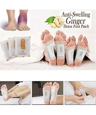 Ginger Detox Foot Patches Foot Detox Pads Cleansing Detox Foot Pads Relieve Body Stress Improve Sleep Quality Enhance Blood Circulation Foot Pads to Remove Body Toxins(50PCS) (100PCS) - Buy Online on GoSupps.com