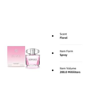 Versace Bright Crystal Eau De Toilette for Women 6.7 fl oz/200ml - Buy Online on GoSupps.com