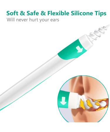 Joruby Health Q Grips Earwax Remover Kit - 16 Tips, Spiral Smart Reusable Earwax Removal for Adults & Kids - Buy Online on GoSupps.com