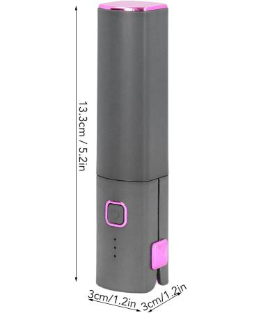 Rechargeable Mini Hair Straightener - Portable Flat Iron for All Hair Types Quick PTC Heating Anti-Scald Design Type C Interface - Compact & Stylish Gray - Buy Online on GoSupps.com