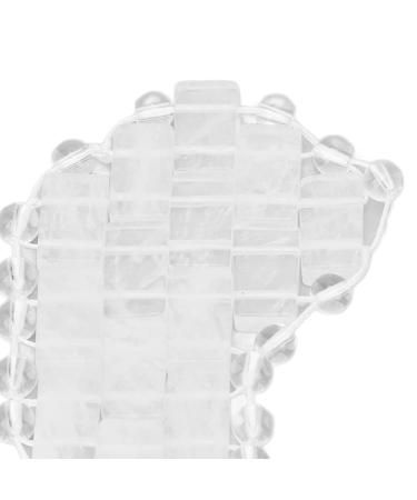 Reusable Jade Stone Eye Mask for Hot & Cold Therapy | Moon Shape Cold Pads for Swollen Eyes & Dark Circles - Buy Online on GoSupps.com