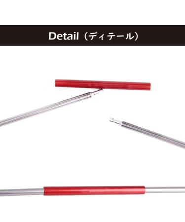 TRIWONDER Tent Pole Repair Splint Kit - Red (7.9-8.5mm, 4 Pack) - Buy Online on GoSupps.com
