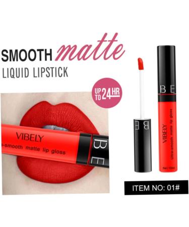 Vibely Matt-Liquid Lipstick Gift Set - Waterproof Velvety High Pigmented Lip Gloss for Women & Girls - International Shipping - Buy Online on GoSupps.com