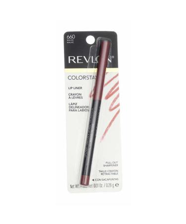 Revlon Colorstay Lip Liner 660 Mauve - Long-lasting, 0.01 oz (0.28 g) - Buy Online on GoSupps.com