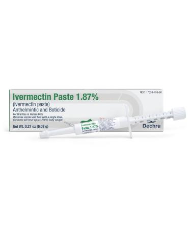 Dechra Ivermectin Paste 1.87% | Horse Dewormer Paste
