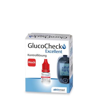 GlucoCheck Excellent control solution high 4 ml