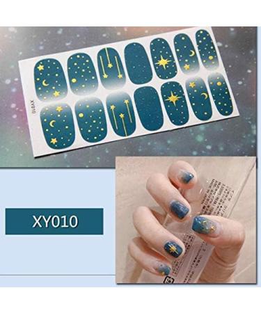 Mwoot Nail Ticker - Self-Adhesive Nail Stickers for Beautiful DIY Nail Art | 112 Pieces - 8 Sheets of Fashionable Manicure Decorations - Buy Online on GoSupps.com