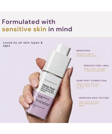 MAXDAHLIA Petal Peel - 20% AHA Serum | Mandelic & Lactic Acid | Resurfacing & Renewing Overnight Treatment for Dark Spots Uneven Skin Tone & Acne Scar Remover - Buy Online on GoSupps.com
