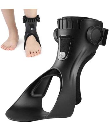 Ankle Braces Orthosis Lightweight Foot Drop Postural Corrector Brace With Inflatable Airbag For Flat Foot Valgus Foot Drop Orthosis (Color : Left Size : X-Large) X-Large Left
