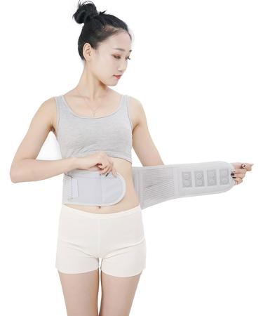 Self-Heated Waist Bandage for Lower Back Pain Relief | XXL Gray Support Belt for Men & Women - Heating Wraps & Massage Device - Buy Online on GoSupps.com
