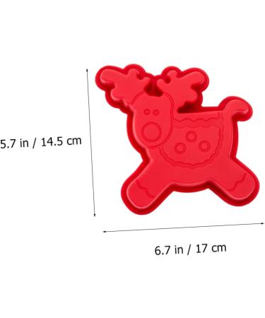 MAGICLULU 6 Pcs Baking Mold Silicone Molds Candy Molds Silicone Santa DIY Home Cake Mold Elk Dessert Child - Buy Online on GoSupps.com