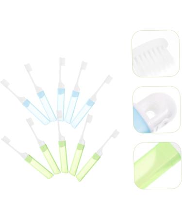 10th Portable Foldable Toothbrush Set - Travel & Camping Friendly Soft Bristles Disposable & Compact Design for Easy International Shipping - Buy Online on GoSupps.com