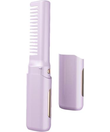 Buy Cordless Electric Hair Straightening Brush - 2-in-1 Anti-Scald Styling Tool for Men & Women Travel-Friendly - Buy Online on GoSupps.com