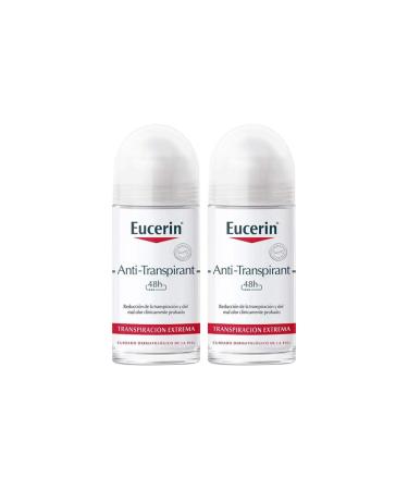 Eucerin Anti Perspirant 48h Roll On 50mlx2