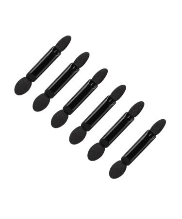 WOONEKY 50pcs Eye Shadow Applicator Women Eyeshadow Brush Makeup Eyeshadow Brush Eyeshadow Brush Kit Black